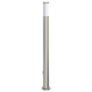 Edelstahl Pollerleuchte mit Steckdose 110cm
