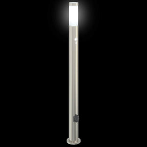 Pollerleuchten mit Sensor & Steckdose, 3er Set