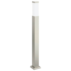 Edelstahl Pollerleuchten 3er Set 80cm