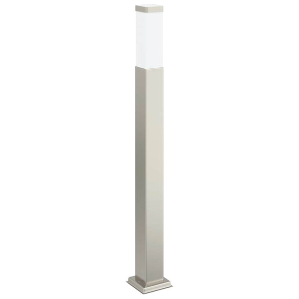 Edelstahl Pollerleuchten 3er Set 80cm