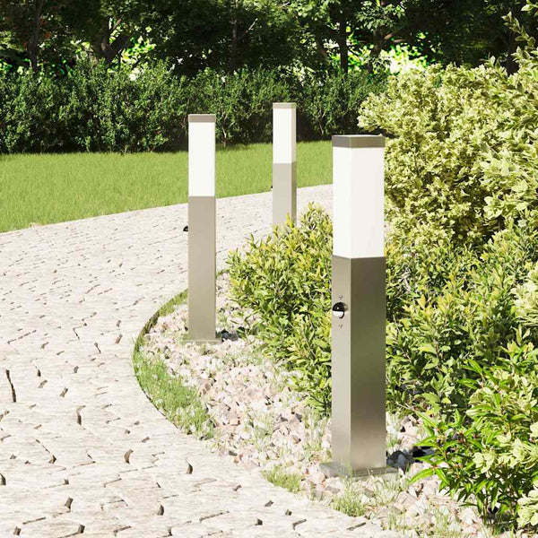 Pollerleuchten mit Sensor, 3er Set