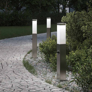 Pollerleuchten mit Sensor, 3er Set
