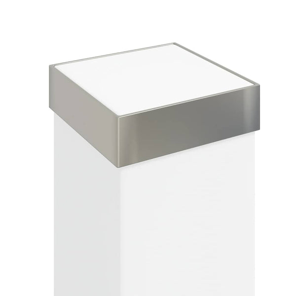 Pollerleuchten mit Sensor, 3er Set, Edelstahl