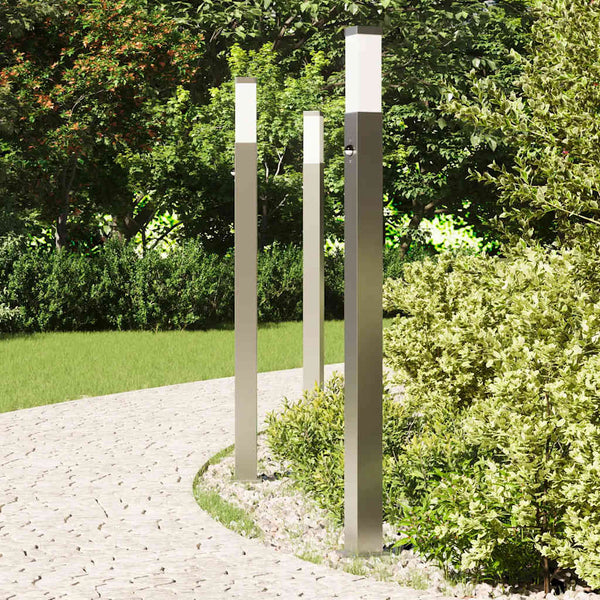 Pollerleuchten mit Sensor, 3er Set