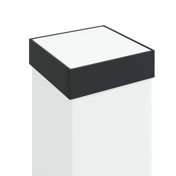 Schwarze Pollerleuchte 80cm IP44