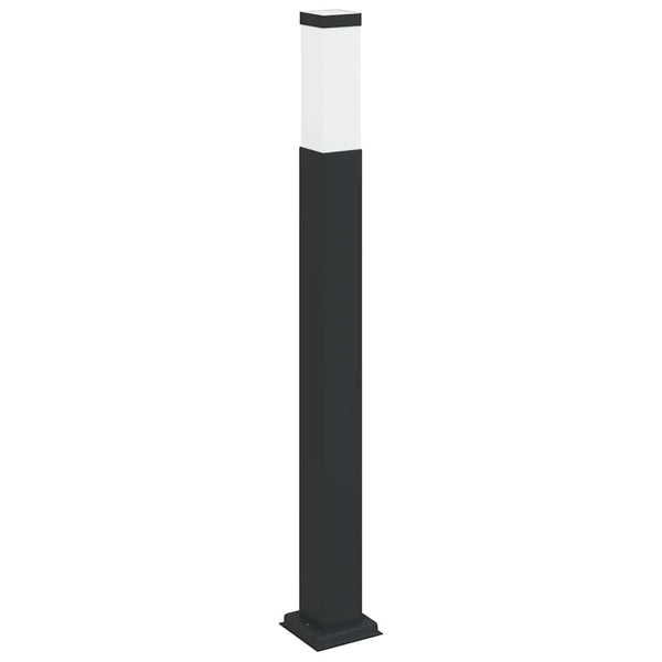 Pollerleuchten 3er Set Schwarz 80cm IP44
