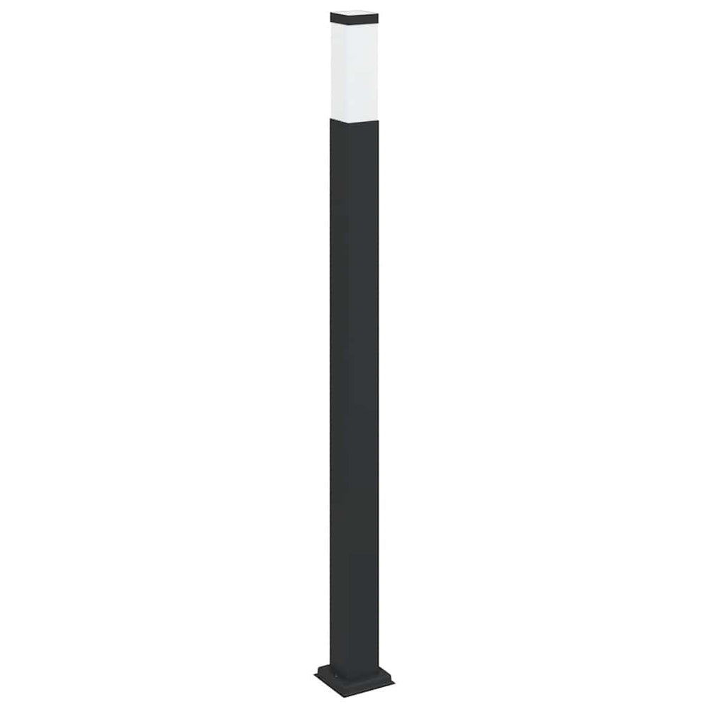 Schwarze Pollerleuchte 110 cm IP44