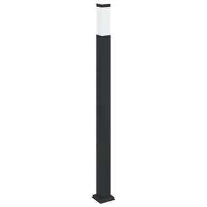 Schwarze Pollerleuchte 110 cm IP44