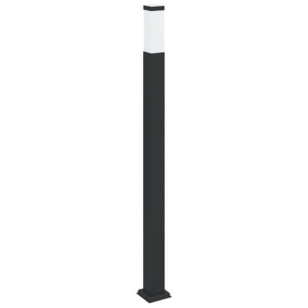 Schwarze Pollerleuchte 110 cm IP44