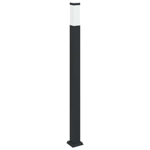 Schwarze Pollerleuchte 110 cm IP44