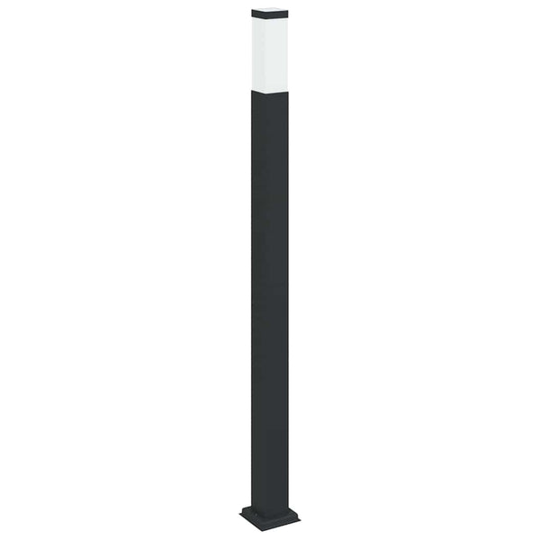 Schwarze Pollerleuchte 110 cm IP44