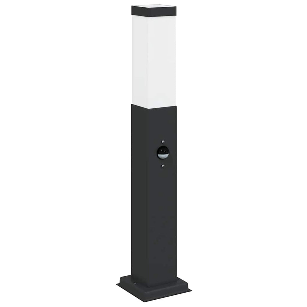 Pollerleuchte mit Sensor Schwarz 50cm IP44