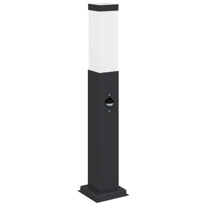 Pollerleuchte mit Sensor Schwarz 50cm IP44