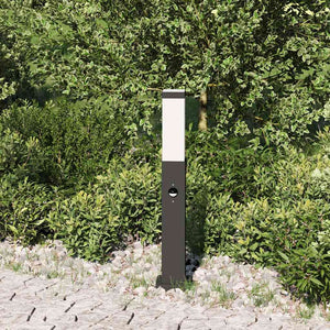 Pollerleuchte mit Sensor Schwarz 50cm IP44