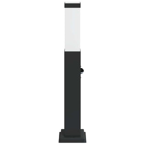 Pollerleuchte mit Sensor Schwarz 50cm IP44