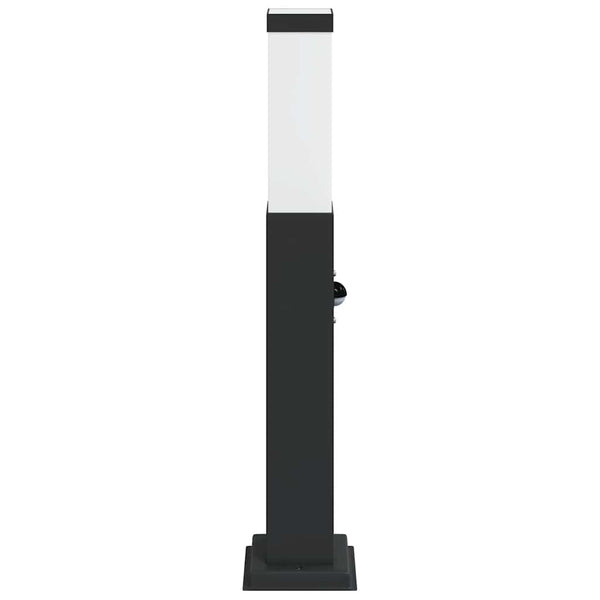 Pollerleuchte mit Sensor Schwarz 50cm IP44