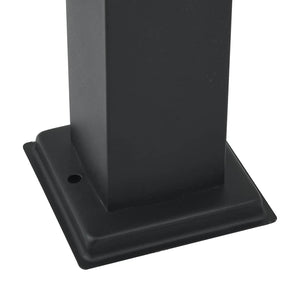 Pollerleuchte mit Sensor Schwarz 50cm IP44