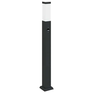 Pollerleuchte mit Sensor, 80cm, Schwarz, IP44