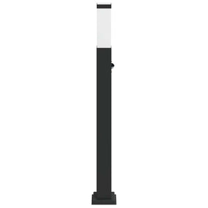 Pollerleuchte mit Sensor, 80cm, Schwarz, IP44