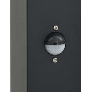 Pollerleuchte mit Sensor, 80cm, Schwarz, IP44