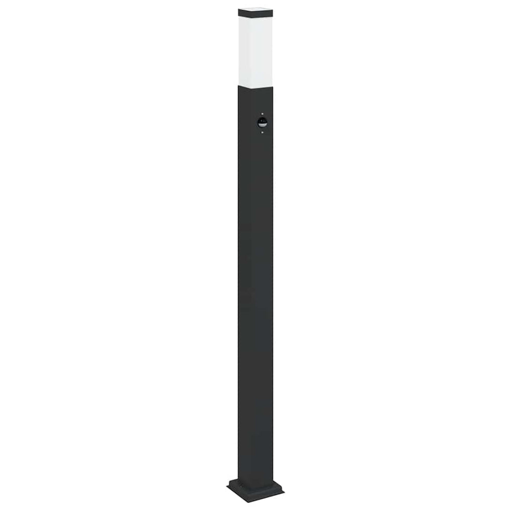 Pollerleuchte mit Sensor 110cm Schwarz IP44