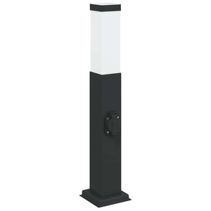 Pollerleuchten mit Steckdose, 3er Set