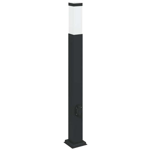 Pollerleuchten mit Steckdose, 3er Set