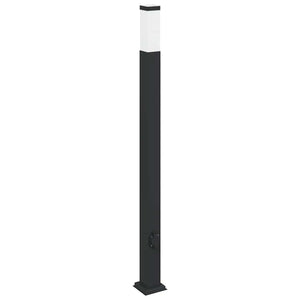 Pollerleuchten mit Steckdose, 3er Set