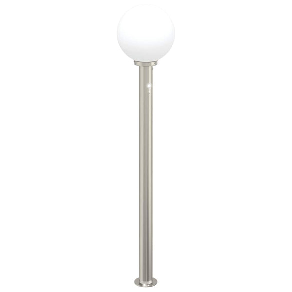 Edelstahl Pollerleuchte mit Sensor 120cm