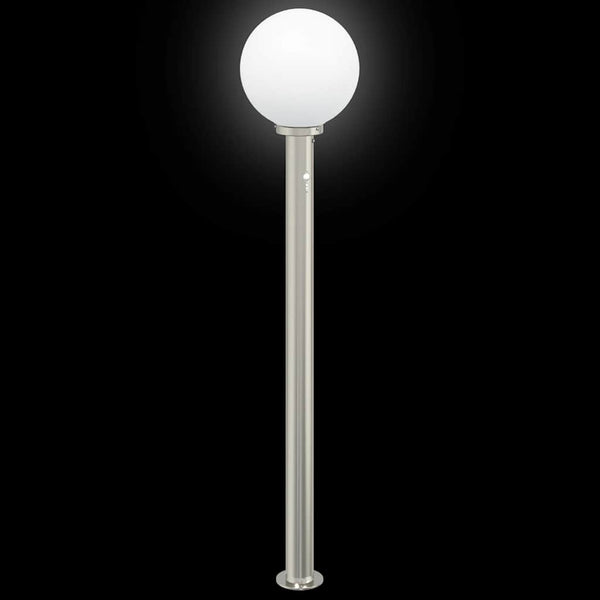 Edelstahl Pollerleuchte mit Sensor 120cm
