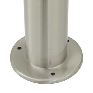Edelstahl Pollerleuchten mit Steckdose 3er Set