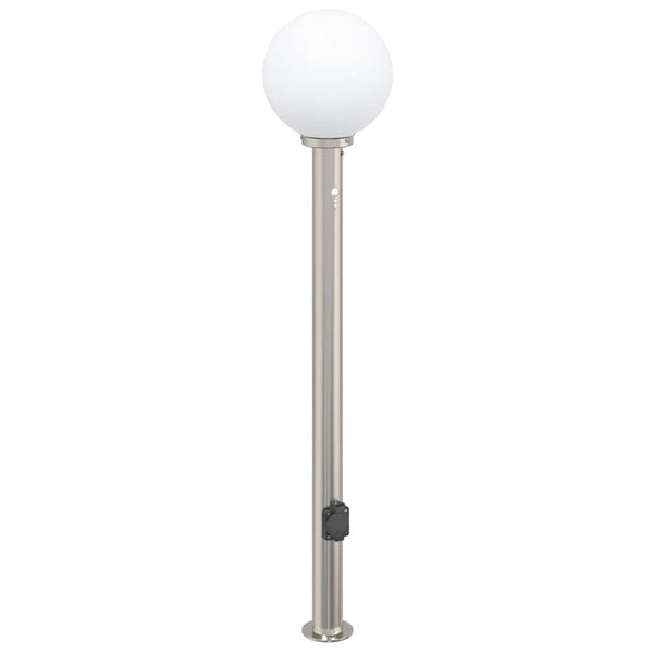 Pollerleuchten mit Sensor & Steckdose, 3er Set