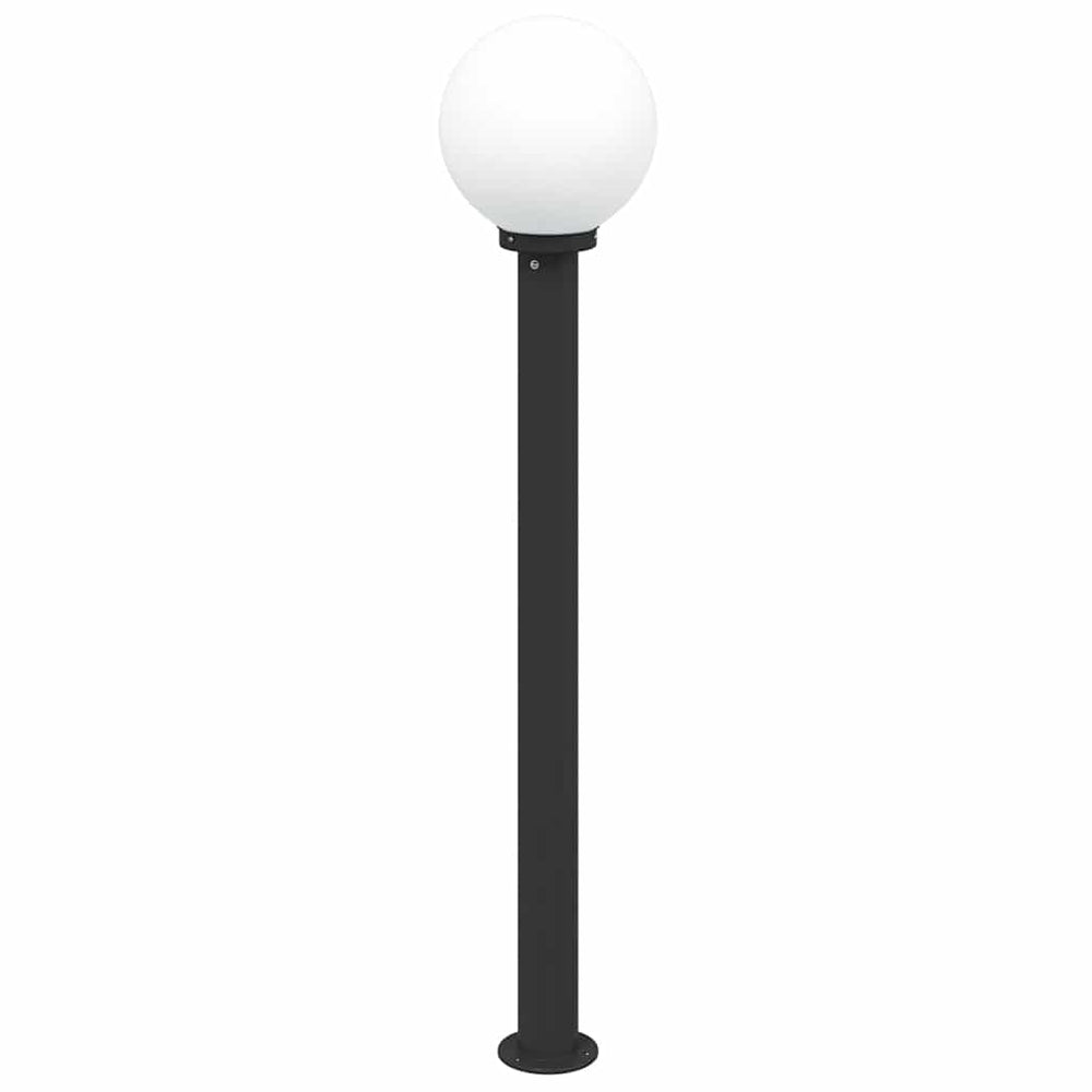 Schwarze Pollerleuchte 120cm IP44