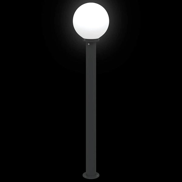 Schwarze Pollerleuchte 120cm IP44