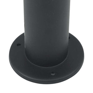 Schwarze Pollerleuchte 120cm IP44