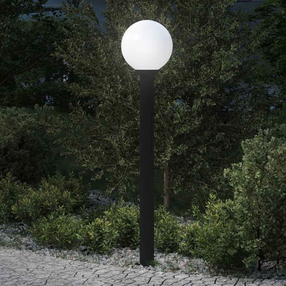 Schwarze Pollerleuchte 120cm IP44