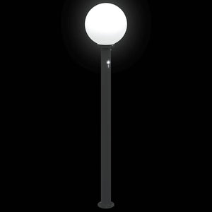 Pollerleuchte mit Sensor, 120 cm, Schwarz
