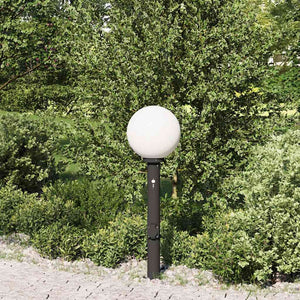 Pollerleuchte mit Sensor & Steckdose, 80cm, Schwarz