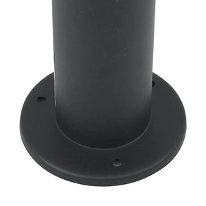 Pollerleuchte mit Sensor & Steckdose, 80cm, Schwarz