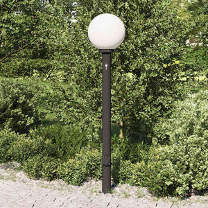 Pollerleuchte mit Sensor & Steckdose, 120cm, Schwarz