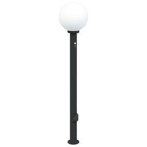 Pollerleuchten mit Sensor & Steckdose, 3er Set