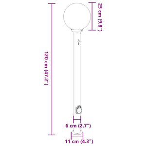 Pollerleuchten mit Sensor & Steckdose, 3er Set