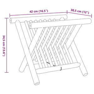 Bambus Zeitschriftenständer, 42 cm