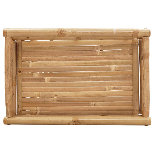 Klappbarer Tabletttisch aus Bambus 60x40 cm