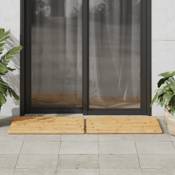 Bambus Badematten 70x50 cm, 2er Set