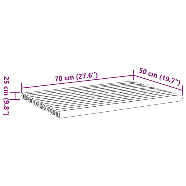 Bambus Badematten 70x50 cm, 2er Set