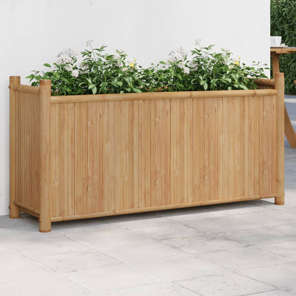 Bambus Pflanzkübel 100x30x50 cm