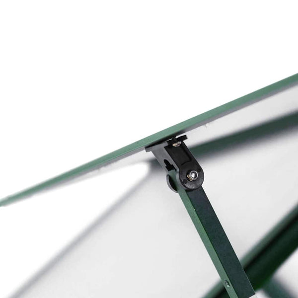 Grünes Gewächshaus mit Fundamentrahmen 224x169x202 cm
