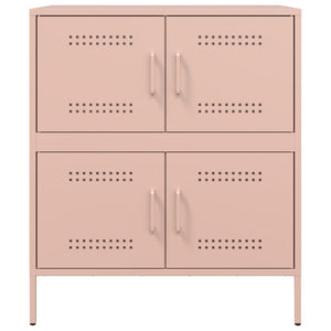 Rosa Stahl Sideboard, 68 cm
