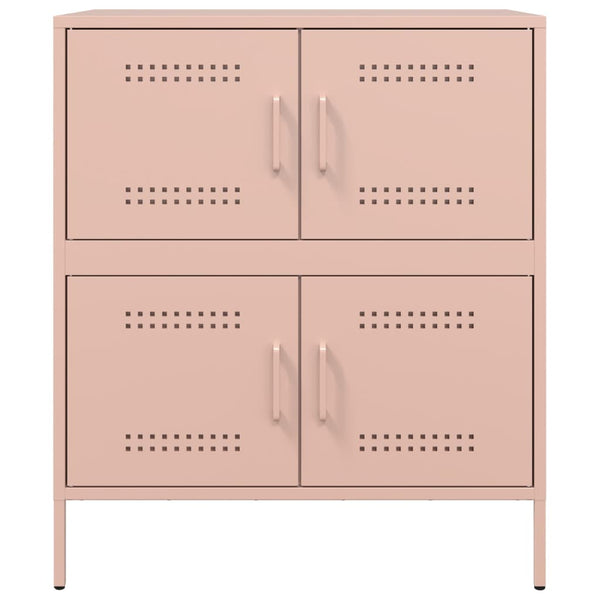 Rosa Stahl Sideboard, 68 cm